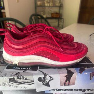 Nike Air Max 97 W 9.5/M 8 U Gym Red